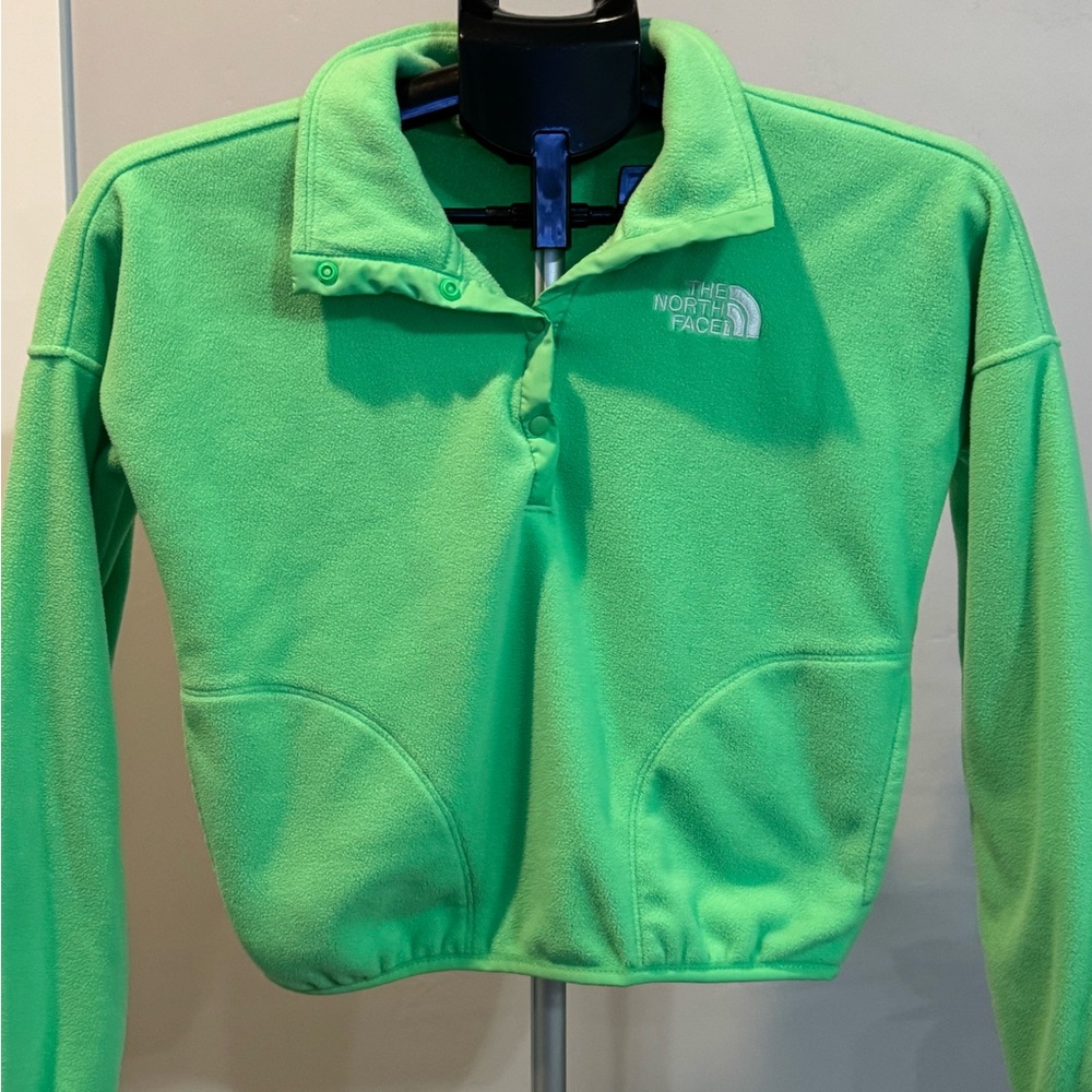 The North Face Green Fleece Pullover